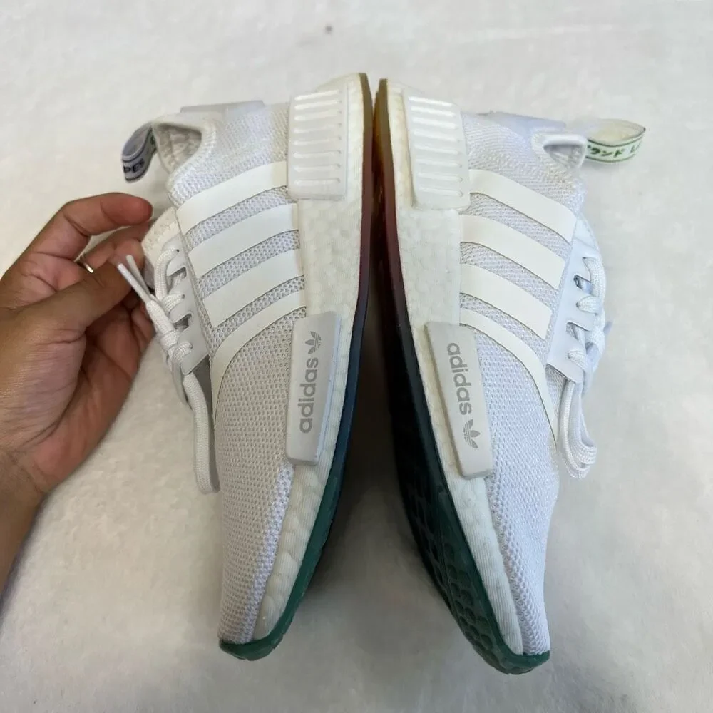 Adidas Nmd White Pride LGBTQ Sneakers New 5.5 Women
